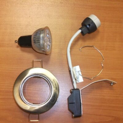 KIT ECLAIRAGE LED GU10 SW SPOT INOX